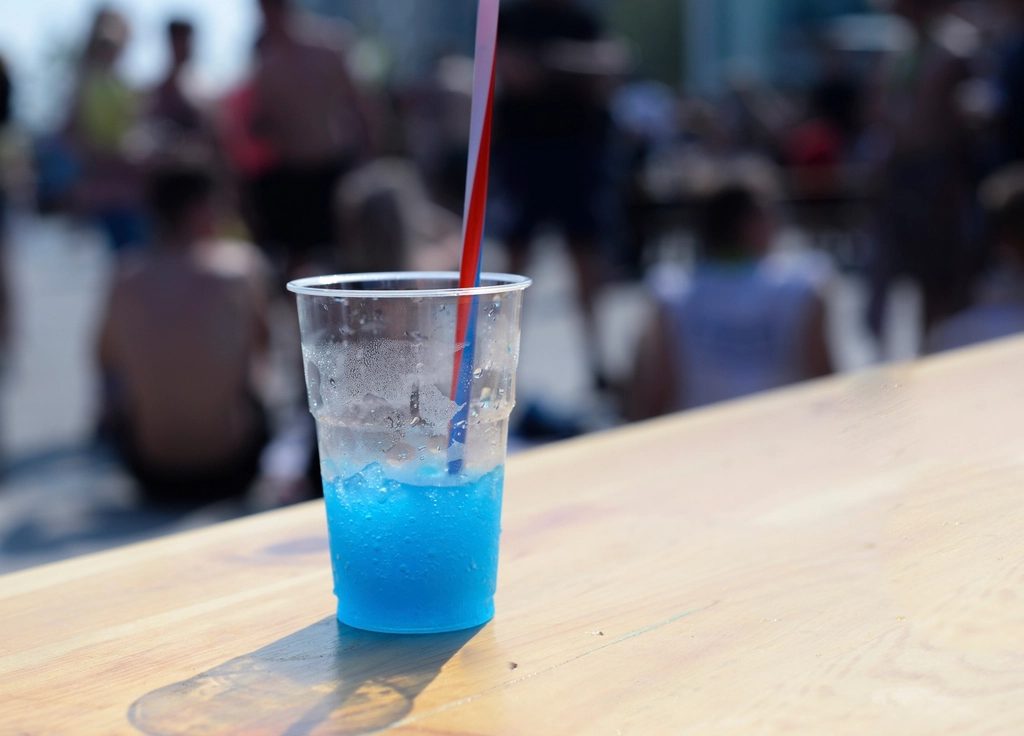 Slush ice i glas